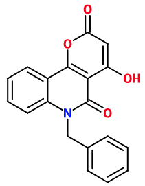 (image for) MC085460 6-Benzyl-4-hydroxy-2H,5H,6H-pyrano[3,2-c]quinoline-2,5-dione